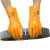 兰浪 U8728 PVC防护手套工业劳保手套 耐油防化耐酸碱防滑手套 兰浪 U8728 PVC防护手套（1付装） L
