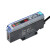 FS-V11数显光纤放大器控制器红外感应光电传感器对射漫反射 M3双头对射光纤线长1米