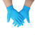 沸耐笙 FNS-01840 一次性PVC手套无粉混复合丁腈透明隔离防护检查手套防水防油 蓝色复合丁腈 S码 蓝色 包