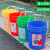 沃嘉定制适用大号户外垃圾桶垃圾分类垃圾桶厨余垃圾桶商用餐饮室外小区宿舍 20升-红色+标签 (有害垃圾)