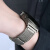 雷米瑞原装适用华为gt4表带gt3金属watch4pro手表3pro保时捷watch3磁吸 钛灰色【升级款 编织链式钢带】 适用：【华为Watch3(46mm 表耳22mm)