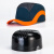 YHGFEE夏季轻型安全帽男透气防撞帽头盔工厂棒球帽鸭舌短帽檐工作帽定制 8006蓝加橘