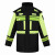 雨衣套装反光荧光绿外勤户外防水路政交通道路骑行夜间巡逻外套 上衣 S