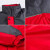 通达雨 加厚防水保暖冲锋衣 秋冬款防寒外套 耐磨劳保工作服 TDY-618 红色 4XL码