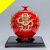 子木雅居 厦门漆线雕工艺品天地方圆中国红美人瓶中式结婚礼品摆件 16CM天地方圆双龙 火珠