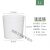 定制加厚带盖塑料桶带盖密封桶白桶涂料桶油漆桶1L-20L升KG公议价 20L白色特厚带盖有手提