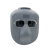 谋福（CNMF）电焊面罩头戴式脸部面具电焊面屏烧焊氩弧焊电焊眼镜 (灰色电焊面罩BX+透明眼镜+绑带)