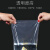 海斯迪克 加厚透明PE高压平口袋 内膜塑料袋 10丝 60*100cm(100个)  H-55