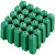 际工绿色膨胀胶塞带钉塑料膨胀管6mm6厘8mm自攻螺丝钉墙塞涨塞胶粒 6mm绿色膨胀胶塞 1000粒