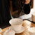瓷牌茗茶具（cipaiming teaset）羊脂玉茶具套装德化白瓷茶壶泡茶器办公室会客盖碗功夫茶杯整套 《美人肩盖碗》羊脂玉 7件