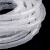 苏识 保护线理线塑料缠绕收纳管 电线埋线器 白色18mm 4米/卷 10卷装 8510523