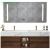 胖进（COZYGO）双台盆浴室柜 新中式岩板洗手台智能浴室柜组合现代简约实木卫浴 80cm(岩板陶瓷盆+普通镜柜)