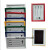 仓库货架标识磁性标签材料卡库房仓储分类标物料卡套SN9831 A10蓝色8cmx4.5cm
