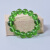 【包老带证书能典当34】16mm格格款官造琉璃珠手串（正绿色）