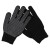 Golmud 劳保手套 3双黑色 防滑点胶 加厚耐磨舒适开车透气 ST530