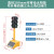 穆运 太阳能红绿灯可移动交通信号灯十字路口LED警示灯驾校场地手推户外指示灯 200四面三头可升降