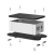 L03-120-75铝合金防水仪表仪器壳体电源适配器铝型材仪表仪器外壳铝接线设备控制器电路板盒子 A 120-75-50 黑色壳体+黑色端盖