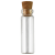 50只胶塞透明玻璃小瓶许愿实验用容器取样瓶卡口西林瓶分装瓶  50 22*7CM玻璃瓶(胶塞)18ML