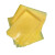 定制适用VCI气相防锈塑料包装袋自封口袋pe防锈膜工业机械金属汽配零部件 黄色(底有V型口) 无自封口 18X24X16丝黄色100个(无V型