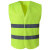 反光背心施工反光马甲交通道路环卫服反光马甲工人安全反光背心 果绿色