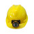 盛融乾救援安全帽带头灯 抢险头盔充电安全帽矿工帽带灯安全帽矿灯盔煤 单手电不含头盔套