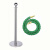 月桐（yuetong）圆球礼宾杆含麻绳 YT-D0376 含银色杆+金钩绿色麻绳 950×320×51mm 1套