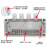 定制分线盒电线 户外防水接线盒带端子ABS塑料防水盒10P20P30P电 ZG-1525-20P-250*150*100