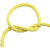 凯夫拉绳高温防火阻燃帆船绳耐磨编织纤维圆绳芳纶安全绳 黄色1.6mm/米