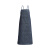 围裙打磨电焊牛仔布加厚耐磨劳保工作服搬运防护褂 1件 PVC防水防油套袖蓝色 5件装