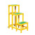 玻璃钢绝缘凳电工高低凳子配电室可移动平台电力施工单双三层梯凳 双层80*60*50cm