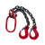 京棣工品 起重吊链 钢铁链 吊索行车吊车吊链 单位：个 3吨2.5米2钩 