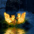 花园别墅灯太阳能动物灯发光松鼠卡通灯防水防晒室外景观灯园林灯花园灯造型动物灯 趴地松鼠（太阳能）