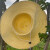 钢米 草帽塑料编织帽遮阳帽劳保工用帽 42cm (顶)