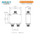 XINQY 芯启源SMA/TNC/N型 一分二路微带功分器 1.1-1.7G 北斗/GPS功率分配器 PS2-1.1/1.7-TE