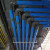 压缩空气铝合金抱箍快装快接节能管道刚性铝合金蓝色压力管道 DN20 蓝色5.8米 DN80 蓝色5.8米