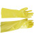 恒大053工业棉毛浸塑手套 中长款35CM 6双 耐油耐酸碱防水PVC电镀劳保手套 定制