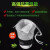 LISM餐饮口罩透明塑料专用厨房防口水飞沫防唾沫厨师微笑透明口罩 40个(批发装)