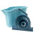 中典 FH-2001 加厚款带轮拖把桶 挤水拧干墩布桶清洁桶 绿色