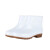 劳保佳 雨鞋 短筒雨靴 厂专用加棉防滑防水鞋 白色卫生工作胶鞋水靴 短筒白色+棉套 36码