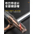 55度2刃钨钢铣刀两刃硬质合金键槽CNC数控涂层平底钢用立铣刀 3*8*4*50L