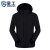 星工（XINGGONG）三合一冲锋衣 全热封双面加绒防风保暖户外防护服男女款外套 黑色 XL