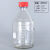 适用加厚玻璃GL45蓝盖试剂瓶密封化学实验瓶耐腐蚀样品瓶红盖四氟垫瓶 透明2000ml红盖+四氟垫