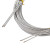 稳斯坦 W839 304不锈钢丝绳子吊锁具起重牵引吊装升降拖车绳晾衣绳 默认不截断7*19结构2.5mm（1米）