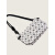 BLVCYL三宅女包包2023新款几何菱格抽绳包时尚简约单肩斜挎手提包一生 米白色(带logo)