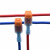 硬线专用橙色T2 接线端子接线器快接头免破线 t型接线端子分线卡 浅绿色