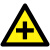 锦安行 JA-P036 反光交通安全标牌（十字交叉）边长70cm 1.5mm厚铝板反光交通标志牌 交通指示牌