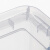 纳仕徳 WSC0004 透明储物箱加厚大号整理箱手提收纳箱防水防潮塑料箱 15L