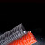 南啵丸红色高温风管矽胶管耐300度热风管钢丝管耐高温管软管50 90 100 桔红内径(2.5寸)64/65mm--4米