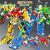 德馨玩具（DISON）变形联盟3越空勇者汽车变形玩具合体金刚4机器人男孩儿童机甲 霹雳炮炫光人偶+普力士炫光人偶