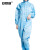 安赛瑞 连体服（不含脚套） L 蓝色 适合身高165-170cm 导电纤维连体工作服 10954
